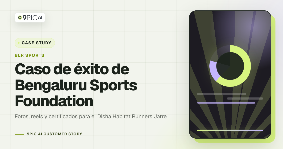 Caso de éxito de Bengaluru Sports Foundation: fotos, reels y certificados para el Runners Jatre